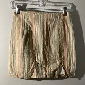 TARGET mini stripes skirt